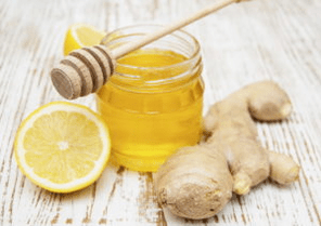 μέλι και τζίντζερ για τη βελτίωση της ισχύος